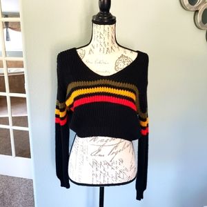 Crop sweater small
